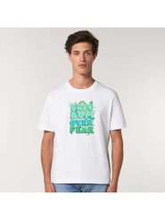 WOOOP Koszulka "Freedom over fear" w kolorze białym rozmiar: L. Białe bezrękawniki Wooop, l, bez wzorów, z bawełny, bez kołnierzyka, bez ramiączek. Za 56.99 zł.