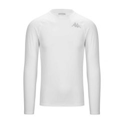 Koszulka z długim rękawem Kappa Vurbat. Białe bielizna termoaktywna Kappa, bez wzorów, bez ramiączek, na fitness i siłownię. Za 195.00 zł.