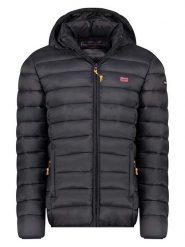 Geographical Norway Kurtka pikowana "Amigolor" w kolorze czarnym rozmiar: XXL. Czarne kurtki Geographical Norway, xxl, bez wzorów, bez kaptura. Za 130.50 zł.