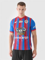 4F Koszulka klubowa domowa z sezonu 2024/25 męska 4F x Piast Gliwice - multikolor XL. Czerwone t-shirty 4F, m, bez wzorów, z dzianiny, bez kołnierzyka, bez ramiączek. Za 259.99 zł.