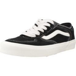 Buty VANS VN0009QJBPT1 Czarny. Czarne buty trekkingowe Vans, bez wzorów, ze skóry, bez zapięcia. Za 403.82 zł.