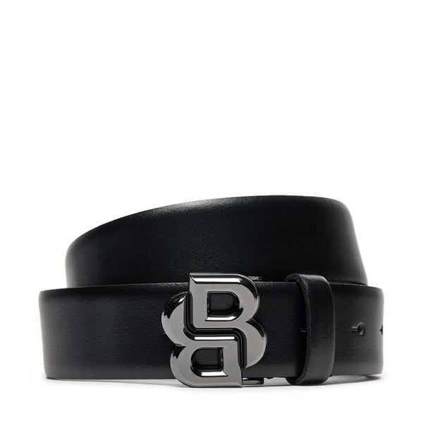 Pasek Męski BOSS. Czarne paski Boss, bez wzorów. Za 249.99 zł.