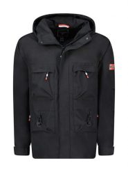 Geographical Norway Kurtka przejściowa "Barimo" w kolorze czarnym rozmiar: M. Czarne kurtki Geographical Norway, m, bez wzorów, bez kaptura. Za 130.99 zł.