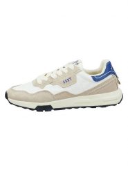 GANT Footwear Skórzane sneakersy "Youtron" w kolorze beżowo-białym rozmiar: 40. Brązowe buty sportowe casual GANT Footwear, bez wzorów, bez zapięcia. Za 372.43 zł.