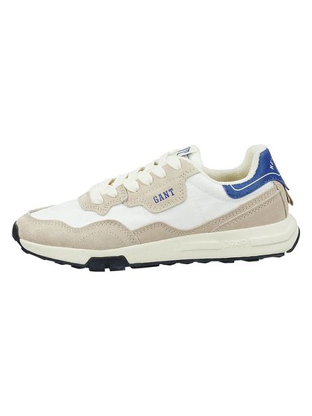 GANT Footwear Skórzane sneakersy "Youtron" w kolorze beżowo-białym rozmiar: 40. Brązowe buty sportowe casual GANT Footwear, bez wzorów, bez zapięcia. Za 381.30 zł.