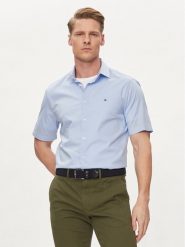 Tommy Hilfiger Koszula Core MW0MW34626 Błękitny Regular Fit. Niebieskie koszule Tommy Hilfiger, m, bez wzorów, z bawełny, bez kołnierzyka, bez ramiączek. Za 199.99 zł.