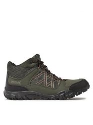 Regatta Trekkingi Edgepoint Mid Wp RMF622 Zielony. Zielone botki sznurowane Regatta, bez wzorów, z materiału, bez obcasa, bez zapięcia. Za 189.99 zł.