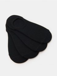 Skarpetki 4 pack - czarny. Czarne skarpety Sinsay, bez wzorów. Za 19.99 zł.