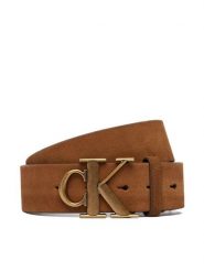 Calvin Klein Pasek Męski LV04D7084G Brązowy. Brązowe paski CALVIN KLEIN, bez wzorów, ze skóry. Za 289.99 zł.