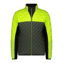 Kurtka puchowa CMP Unlimitech. Żółte kurtki CMP, bez wzorów, z puchu, bez kaptura. Za 594.50 zł.