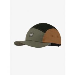 Czapka z daszkiem Buff 5 Panel Venture Cap - allvin khaki. Brązowe czapki z daszkiem Buff, bez wzorów. Za 129.99 zł.