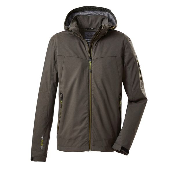 Kurtka męska Killtec - Vojak MN SOFTSHELL JCKT B. Brązowe kurtki KILLTEC, m, bez wzorów, z softshellu, bez kaptura. W wyprzedaży za 359.99 zł.