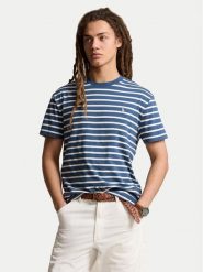 Polo Ralph Lauren T-Shirt 710934662006 Niebieski Classic Fit. Niebieskie koszulki polo Polo Ralph Lauren, l, bez wzorów, z bawełny, bez kołnierzyka, bez ramiączek. Za 419.99 zł.