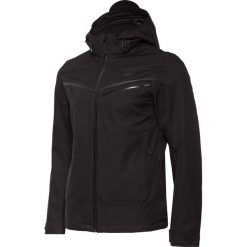 Kurtka miejska męska KUM006 - głęboka czerń. Brązowe kurtki 4F, m, bez wzorów, z materiału, z kapturem. W wyprzedaży za 349.99 zł.