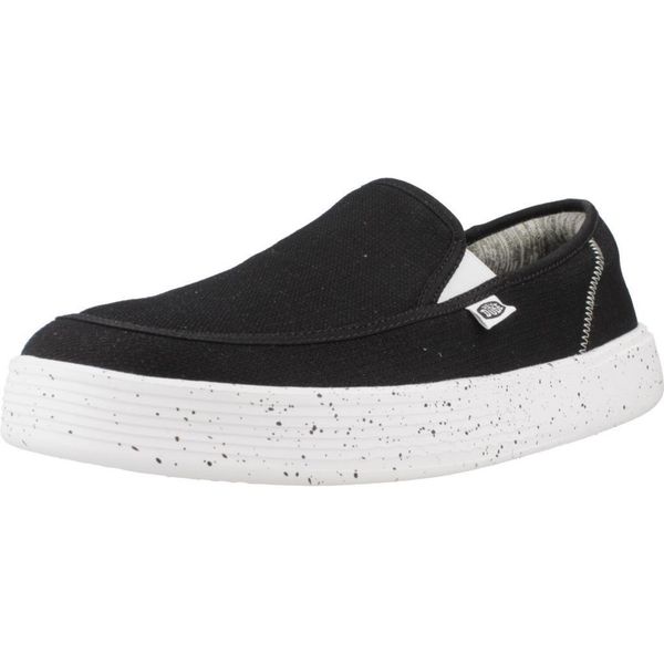 Buty HEY DUDE SUNAPPE Czarny. Czarne buty turystyczne Hey dude, bez wzorów, z tkaniny, bez zapięcia, trekkingowe. Za 249.99 zł.