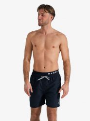 Happy Shorts Szorty kąpielowe w kolorze granatowym rozmiar: M. Niebieskie kąpielówki Happy Shorts, m, bez wzorów, z materiału. Za 48.39 zł.