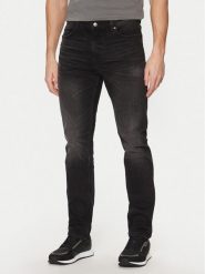 HUGO Jeansy 50530597 Czarny Slim Fit. Czarne jeansy Hugo, m. Za 379.99 zł.