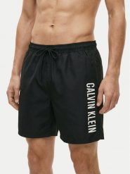 Calvin Klein Swimwear Szorty kąpielowe LV00N61047 Czarny Regular Fit. Czarne kąpielówki Calvin Klein Swimwear, m, bez wzorów, z syntetyku. Za 289.99 zł.