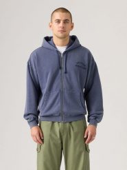 Levi's Bluza "Two Horse" w kolorze granatowym rozmiar: L. Niebieskie bluzy Levi's®, l, bez wzorów, z bawełny, bez kaptura. Za 155.15 zł.