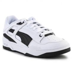 Puma Slipstream Lth White Black Men Unisex Casual Lifestyle. Białe buty sportowe casual Puma, bez wzorów, z materiału, bez zapięcia. Za 489.00 zł.