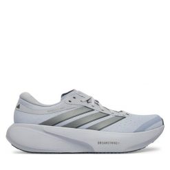 Buty do biegania adidas. Szare buty do biegania Adidas, bez wzorów, bez zapięcia, do biegania. Za 649.99 zł.