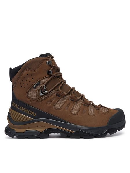 Salomon Trekkingi Quest 5 Gtx M GORE-TEX L49138500 Brązowy. Brązowe botki sznurowane Salomon, bez wzorów, z gore-texu, bez obcasa, bez zapięcia. Za 949.99 zł.