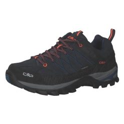 Buty trekkingowe męskie CMP Rigel Low. Brązowe buty turystyczne CMP, bez wzorów, z gumy, bez zapięcia, trekkingowe. Za 359.00 zł.