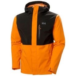 Wodoodporna kurtka Helly Hansen Juell Storm. Brązowe kurtki przeciwdeszczowe Helly Hansen, bez wzorów, bez kaptura. Za 489.99 zł.