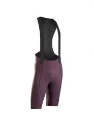 Spodenki rowerowe NORTHWAVE Fast Bibshort bordowe. Czerwone spodenki rowerowe Northwave, m, z aplikacjami, z materiału, do biegania. Za 499.00 zł.