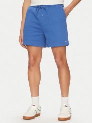 Tommy Jeans Szorty sportowe Flag Beach DM0DM21931 Niebieski Regular Fit. Niebieskie krótkie spodenki sportowe Tommy Jeans, m, bez wzorów, z bawełny. Za 119.99 zł.