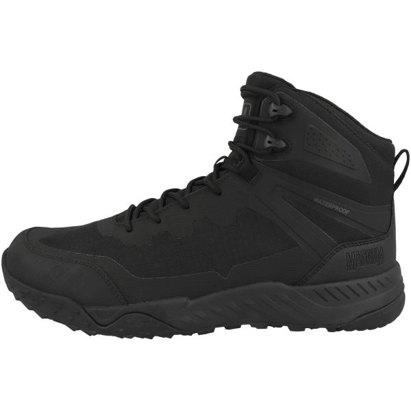 Buty do chodzenia męskie Magnum Ultima 6.0 Wp. Czarne buty turystyczne MAGNUM, na zimę, bez wzorów, z jeansu, za kostkę, bez zapięcia, trekkingowe. Za 646.00 zł.