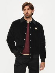 John Richmond Kurtka bomber UMA24090GB Czarny Regular Fit. Czarne kurtki John Richmond, m, bez wzorów, z bawełny, bez kaptura. Za 879.99 zł.