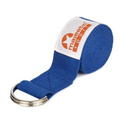 Pasek do jogi Majestic Sport YOGA niebieski. Niebieskie paski MAJESTIC SPORT, bez wzorów, sportowe. Za 24.99 zł.
