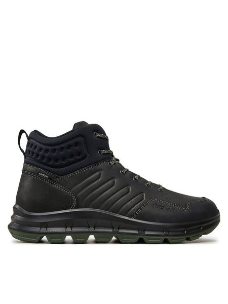 Grisport Trekkingi 44417T49G Czarny. Czarne botki sznurowane Grisport, bez wzorów, z nubiku, bez zapięcia. Za 423.99 zł.