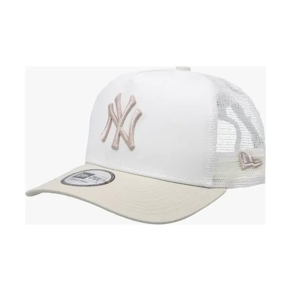 New Era Czapka Essential Trucker Ny Yankees New York Yankees , biały, rozmiar ONE-SIZE. Białe czapki z daszkiem New Era, na lato, bez wzorów, z bawełny. W wyprzedaży za 69.99 zł.