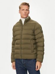 Tommy Hilfiger Kurtka zimowa MW0MW37259 Zielony Regular Fit. Zielone kurtki Tommy Hilfiger, na zimę, m, bez wzorów, z syntetyku, bez kaptura. Za 679.99 zł.