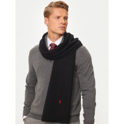 Szalik Polo Ralph Lauren. Czarne szaliki Polo Ralph Lauren, bez wzorów. Za 619.99 zł.