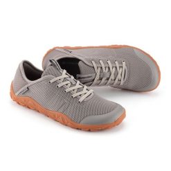 Buty terenowe barefoot unisex Alpine Pro Kerme. Szare buty trekkingowe Alpine Pro, bez wzorów, bez zapięcia. Za 369.00 zł.
