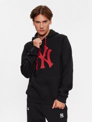 47 Brand Bluza New York Yankees BB017PEMIBR601131JK Czarny Regular Fit. Czarne bluzy 47 Brand, l, bez wzorów, z bawełny, bez kaptura. Za 199.99 zł.