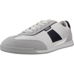 Buty HUGO BOSS NITAN LOWP NYMN Biały. Białe buty trekkingowe HUGO BOSS, bez wzorów, z syntetyku, bez zapięcia, trekkingowe. Za 706.99 zł.