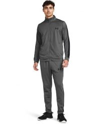 Under Armour 2-częściowy strój sportowy w kolorze antracytowym rozmiar: L. Czarne spodnie treningowe długie Under Armour, l, bez wzorów, z dresówki. Za 226.77 zł.