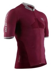 X-Bionic Koszulka kolarska w kolorze czerwonym rozmiar: XXL. Czerwone t-shirty sportowe X BIONIC, bez wzorów, z materiału, bez ramiączek, rowerowe. Za 361.95 zł.