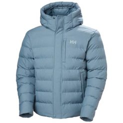 Ocieplana kurtka z kapturem Helly Hansen Alby. Niebieskie kurtki Helly Hansen, bez wzorów, z puchu, z kapturem. Za 959.20 zł.