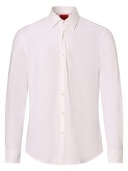 HUGO Koszula - Kenno Mężczyźni Slim Fit biały, 42. Białe koszule Hugo, m, bez wzorów, z materiału, bez kołnierzyka, bez ramiączek. Za 479.95 zł.