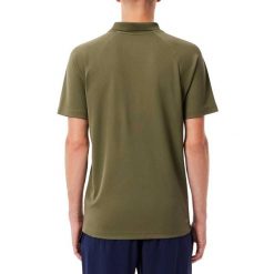 Lacoste Dh3201 Polo Shirt. Zielone koszulki polo LACOSTE, bez wzorów, bez kołnierzyka, bez ramiączek. Za 401.20 zł.