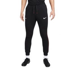 Męskie Spodnie Do Biegania FC Libero DriFIT. Czarne buty do biegania Nike, bez wzorów, bez zapięcia, do biegania. Za 259.99 zł.