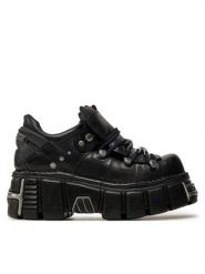NEW ROCK Sneakersy M-120N-S26 Czarny. Czarne buty sportowe casual NEW ROCK, bez wzorów, ze skóry, bez zapięcia. Za 1,068.99 zł.