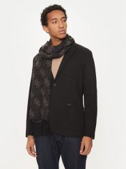 Guess Szal AM9457 VIS03 Czarny. Czarne szaliki Guess, z aplikacjami, z materiału. Za 299.99 zł.