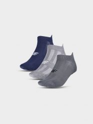 4F Skarpety treningowe przed kostkę (3-pack) męskie - multikolor 39-42. Skarpety 4F, bez wzorów, z elastanu. Za 44.99 zł.