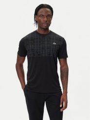 Lacoste Koszulka techniczna TH4782 Czarny Regular Fit. Czarne t-shirty sportowe LACOSTE, bez wzorów, z syntetyku, bez ramiączek, tenisowe. Za 329.99 zł.
